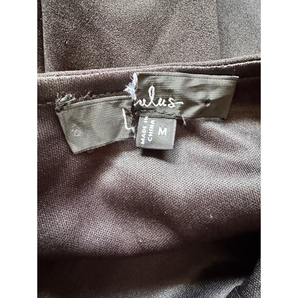 NWOT Lulus All This Allure Black Strappy Backless Mermaid Maxi Dress Size Medium - Picture 11 of 11